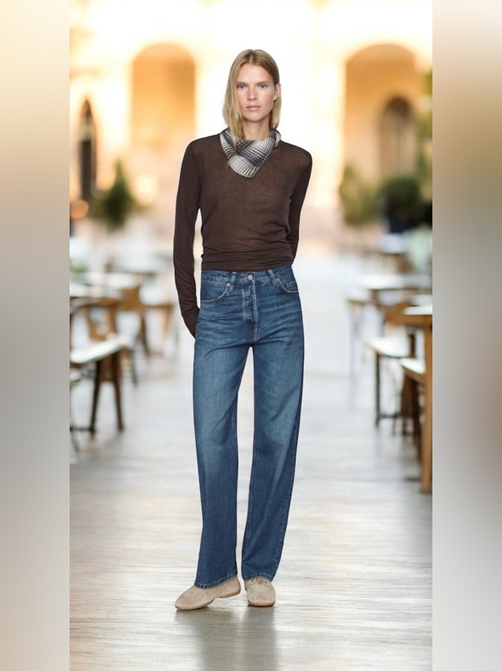 Massimo Dutti High Waist Straight Fit 31 x 27” Jeans